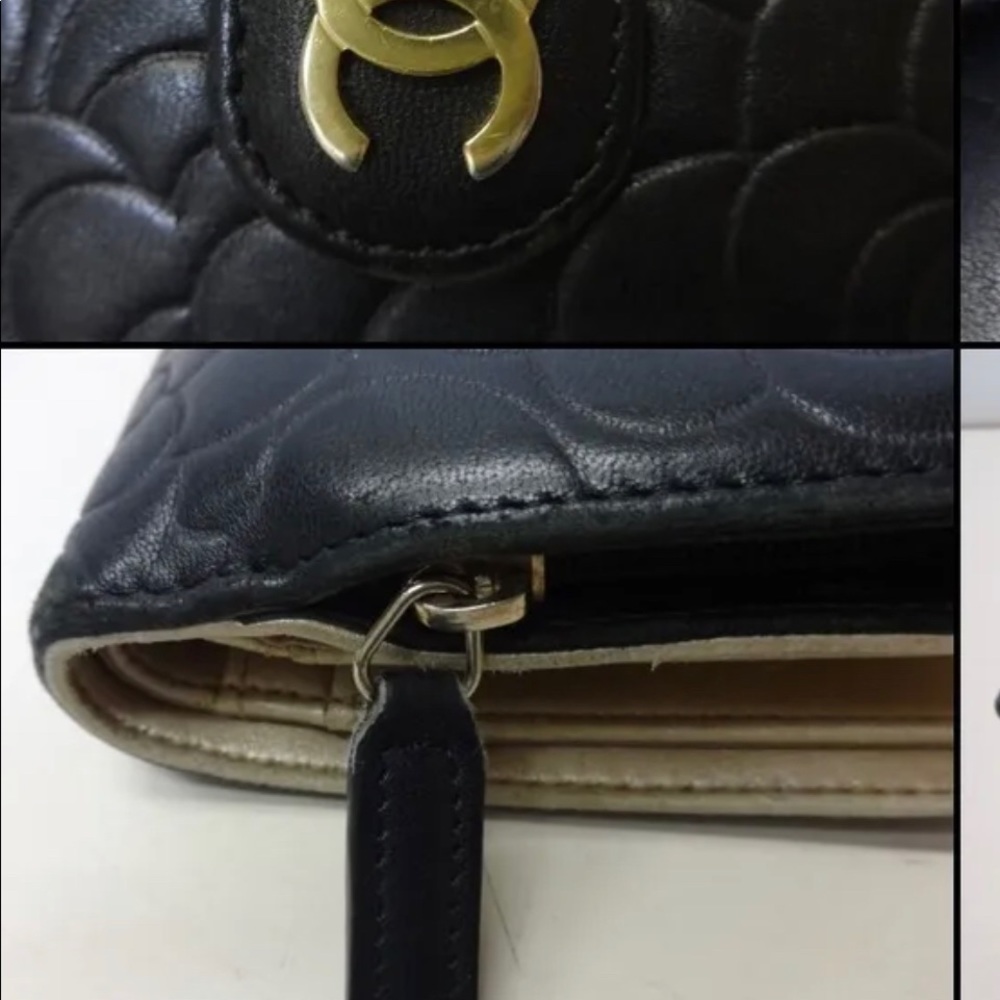 Authentic Chanel Camelia Flap Medium Wallet Complete with box and card - Picture 3 of 11
